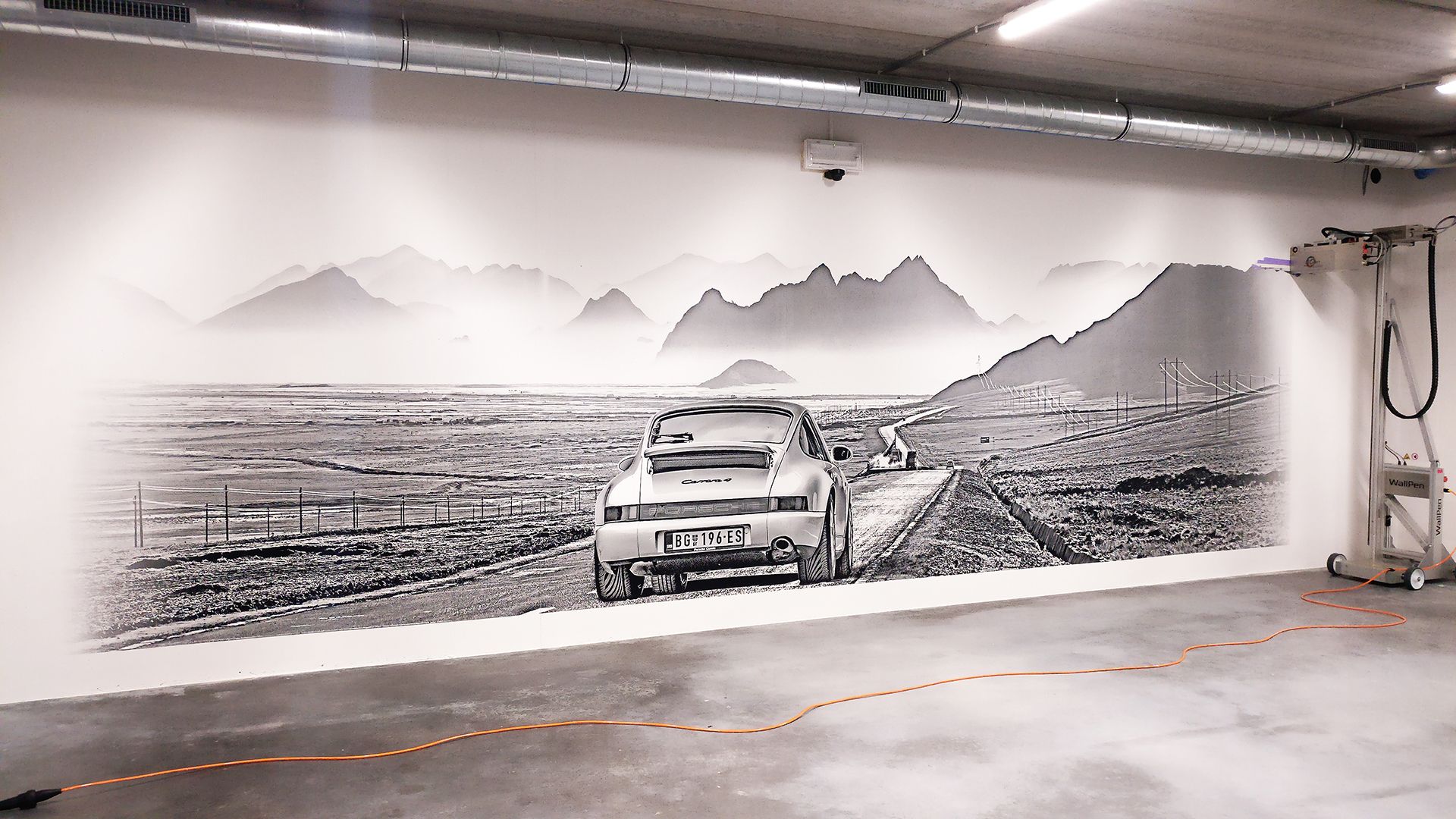 WallPen Wallprint Porsche